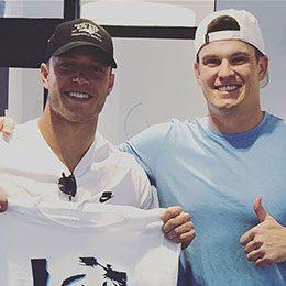 Christian McCaffrey of the Carolina Panthers and orthodontist Dr. Matt Lineberger in Charlotte, Huntersville, and Mooresville