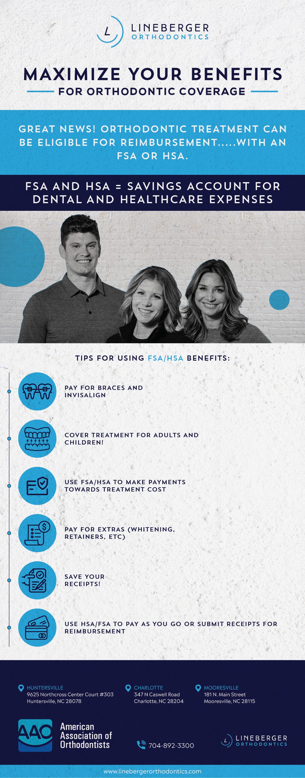 using insurance to pay for orthodontic treatment infographic